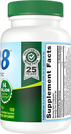 Nutrition Now PB8 Pro-Biotic Vegetarian Acidophilus - Pack of 3-120 Capsules Each