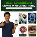 Natural Nutra Ultimate Eye Health Supplement - Bilberry & Blueberry Extract Blend for Day and Night Vision Support, Promotes Color Perception & Eye Clarity - Non-GMO, Gluten-Free, Vegan - 30 Capsules