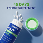 Liposomal NAD+ Resveratrol Supplement 1000mg Extra Strength with Trans Resveratrol, CoQ10, Quercetin and Organic Green Tea for Women and Men, Cellular Health, Energy Levels, 90 Vegan Capsules
