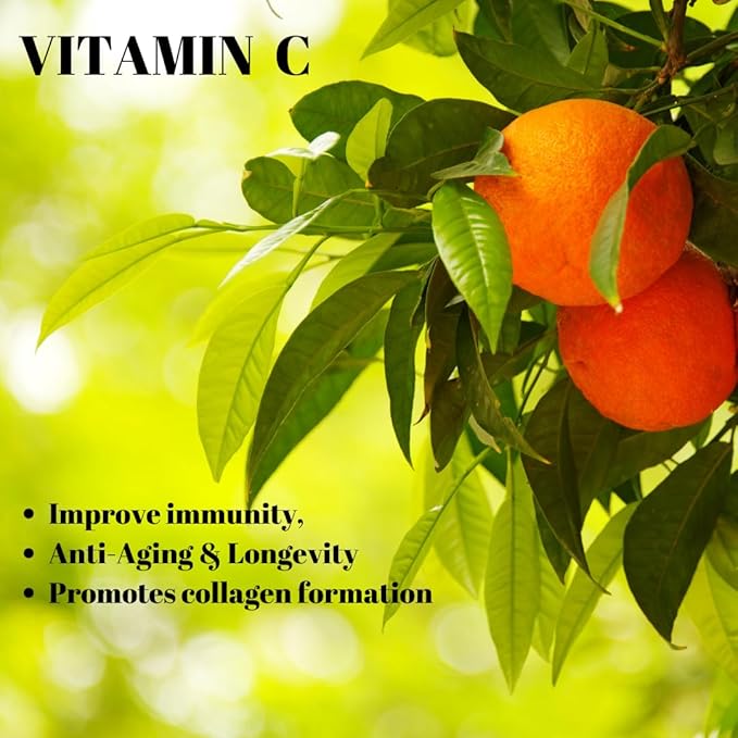 Roex Vitamins | Vitamin C Mineral Ascorbates | Anti-Aging | Healthy Immune System | 180 Count