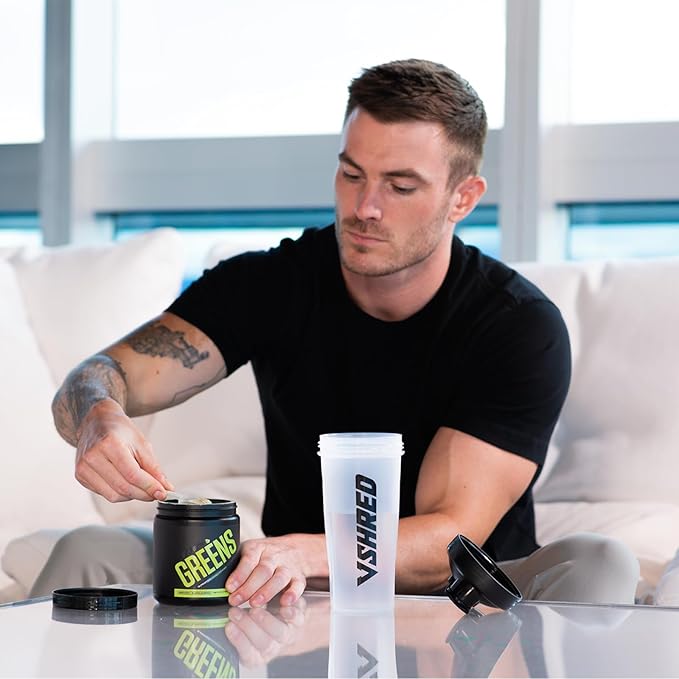 Sculpt Nation by V Shred Greens - Premium Greens Powder & Superfood Blend with Collagen to Support Skin, Digestion, and Energy - 30-Day Supply