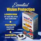 LABO Nutrition VisionREGAIN, Eye Vitamin Beyond AREDS 2 Formula with Lutein, Zeaxanthin, Saffron Extract, Blueberry for Macular and Retinal Health, Eye Fatigue, Night Vision Support 60 Counts