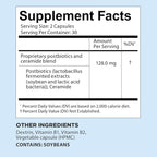 FRESHLITE Japanese Clear Skin Ceramide Supplement – Plant-Based Ceramide & Postbiotics for Hydration, Barrier & Elasticity – Helps Reduce Acne & Irritation – Non-GMO, Gluten-Free, 60 Vegan Capsules