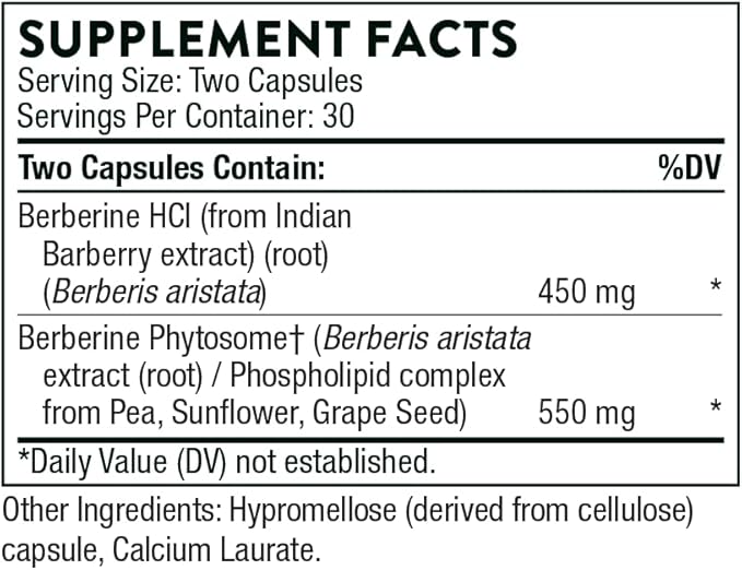 THORNE - Metabolic Support Bundle: Berberine and Chromium Picolinate for Balanced Wellness - 30 Servings