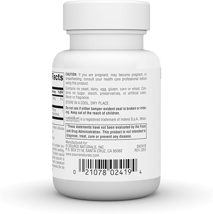Source Naturals Turmeric with Meriva, Eases Discomfort from Everyday Activities* - 500mg, 30 Tablets