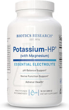 Biotics Research Potassium HP Potassium with Magnesium, Powdered Formula, Electrolyte, Supports Cardiovascular, Renal and Bone Health, Essential Mineral for Vascular and Muscle Function, 10 Ounces