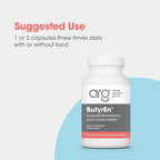 ARG ButyrEn Colon Lining Nutrition - Supports Gut and Colon Health - Digestive Support - Delivers 200 mg - Vegetarian & Hypoallergenic - 100 Servings - 100 Delayed-Release Capsules