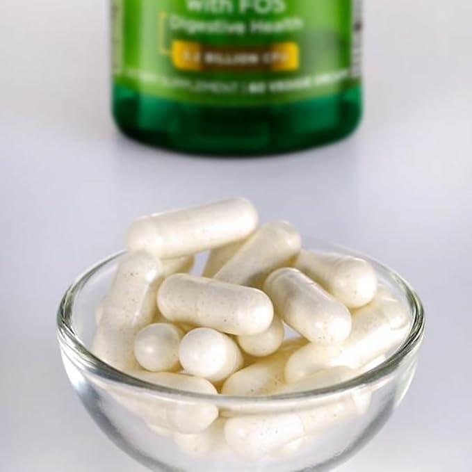 Swanson Dr. Stephen Langer's 16-Strain Probiotic with Prebiotic FOS for Gut-Health-Conscious Adults with 3.2 Billion CFU (60 Vegan Capsules, 2 Pack)