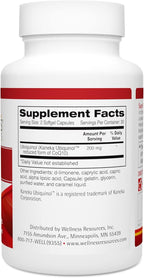Wellness Resources Super CoQ10 Ubiquinol - CoQH-CF® Patented Stable and Crystal-Free, Soy-Free (100mg, 60 Capsules)