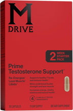 Mdrive Prime - Men's T-Support Supplement, Max Energy, Focus & Lean Muscle, KSM-66 Ashwagandha, S7 Nitric Oxide Booster, Bioperine and DHEA,15 Servings, 30 Count
