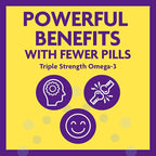 InnovixLabs Choline & Triple Omega-3 Bundle Choline Bitartrate 550mg (100 Capsules) Triple Strength Omega (200 Softgels). Supports Memory, Mood, Brain Health & Boost Cognitive.*