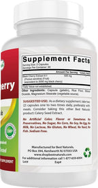 Best Naturals Black Cherry 1000 Mg Capsule, 180 Count