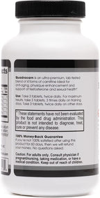 Beverly International Quadracarn 4X-Potency, Lab Tested Ultra-Premium Carnitine Blend for Fat Loss, Muscle Definition, Metabolism, Mood, Energy Boost, Anti-Aging, Brain Function. 120 Tablets.