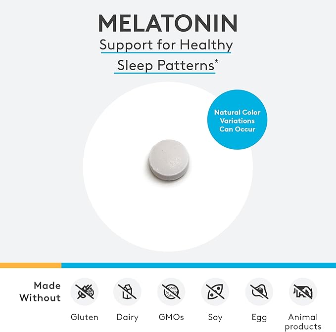 XYMOGEN Melatonin - 3 mg Melatonin Supplement - Sleep Pattern & Circadian Rhythm Support - Quick-Dissolve Tablet - Vegan & Gluten-Free - Peppermint Flavor - 120 Tablets