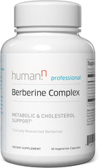 Humann Berberine Complex – Berberine Supplement for Metabolic & Cholesterol Support with Olive Leaf Extract, 30 Capsules