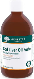 Genestra Brands Cod Liver Oil Forte | Vitamin + Essential Fatty Acid Supplement | 16.9 fl. oz.