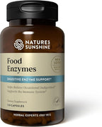 Nature's Sunshine Food Enzymes - Digestive Support with Prebiotics and Probiotics for Gut Health - Digestive Enzyme Supplement for Digestive Health and Relief from Occasional Indigestion