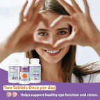 Lutein Esters 20mg Chewable Tablets for Eye Health - Blue Light Protection, Digital Eye Strain Relief, Antioxidant Support - Blueberry Flavor, Gluten-Free, Non-GMO, 100 Count