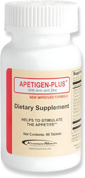 Apetigen-Plus Appetite Stimulant for Weight Gain – Multivitamin with Iron, Zinc, L-Lysine & B-Complex – Appetite Booster Tablets for Adults & Kids 12+ – Sugar Free, No Fish Oil – 60 Count