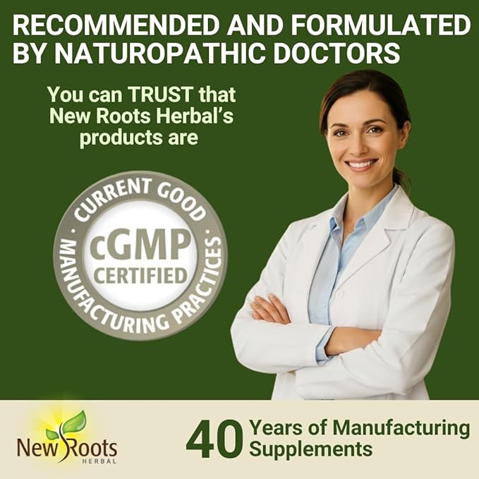New Roots Herbal Magnesium Bisglycinate Plus, 120 Veggie Capsules 60-Day Supply - 150mg Elemental Magnesium, Supports Active Living, Non-GMO, Gluten-Free, Gentle on Digestion with Superior Absorption