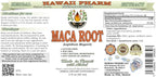 Hawaii Pharm Maca Root Alcohol-Free Liquid Extract, Professional Grade, Small Batch Maca (Lepidium Meyenii) Whole Dried Plant Glycerite, 2oz