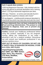 Magnesium Glycinate Sleep Stack with 200 mg L-Theanine, 50 mg Apigenin, 175 mg of Elemental Magnesium Glycinate | Sleep Support Magnesium Supplement | Made in USA