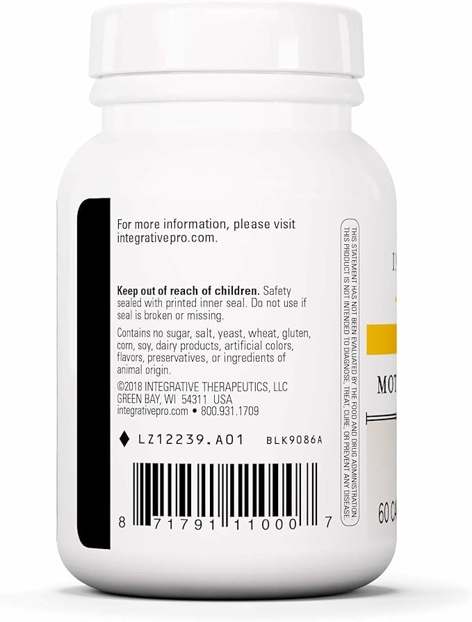 Integrative Therapeutics Motility Activator – GI Motility & Gut Health Support Supplement* - Dairy-Free & Gluten-Free - 60 Capsules (60 Servings) (Pack of 2)
