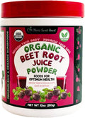 Cherie Sweet Heart USDA Organic Beet Root Juice Powder, Natural Nitrates for Energy, Flavor for Beverage and Smoothie, Water Soluble, No GMO, Vegan Friendly, 283g (10 Ounces)