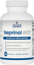 Arthur Andrew Medical, Neprinol AFD, Multi Enzyme Blend with Serrapeptase & Nattokinase, 150 Count (Pack of 1)
