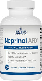 Arthur Andrew Medical, Neprinol AFD, Multi Enzyme Blend with Serrapeptase & Nattokinase, 150 Count (Pack of 1)