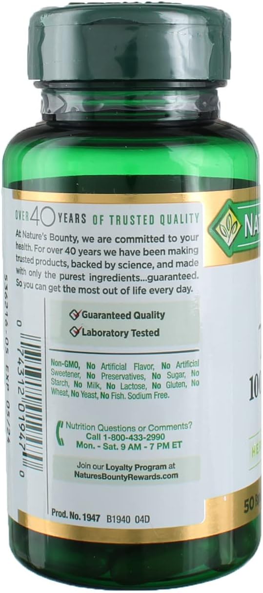 Nature's Bounty Milk Thistle 1000 mg, 50 Softgels (3 Pack)