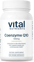 Vital Nutrients CoQ10 100mg - Vegan Supplement - CoEnzyme Q10 from Ubiquinone - Potent Antioxidant to Support Heart Health and Energy Levels* - Gluten, Dairy and Soy Free - Non-GMO - 60 Capsules
