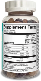 Amazon Basics Probiotic with Vitamin D Gummy, 80 Count