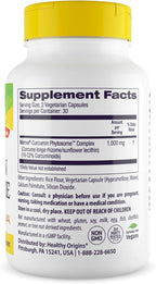 Healthy Origins Curcumin Phytosome (Featuring Meriva SF) 500 mg, 60 Veggie Caps