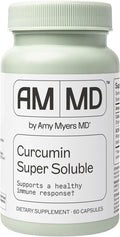 Amy Myers MD Curcumin Super Soluble - Supports Immune Health, Gut Integrity & Liver Detox Pathways - BCM-95 Turmeric - High Bioavailability - 60 Capsules (60 Servings)