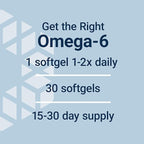 Life Extension Mega GLA Sesame Lignans, Omega-6 Fatty acids to Promote a Healthy inflammatory Response, Gluten Free, Non-GMO, 30 softgels