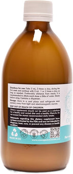 Ormus Organic Minerals 500 mL - Ormus Pure Premium - Concentrated - Minerals from deep - Atlantic Waters - Monoatomic - 1 Unit