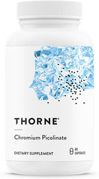 THORNE - Chromium Picolinate - Essential Mineral Supplement for Healthy Metabolism Support - Supports Carbohydrate Cravings* - Third-Party Certified - Dairy, Soy & Gluten-Free - 60 Capsules