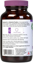 Bluebonnet Nutrition L-Glutamine Powder 5000mg, Supports Immune Function*, Nitrogen Transporter*, Soy-Free, Gluten-Free, Non-GMO, Kosher Certified, Vegan, 4 oz Bottle, 23 Servings