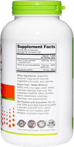 NutriBiotic – Vitamin C + Vitamin D3 & Zinc, 250 Capsules | Potent, Comprehensive Immune Support | Essential & Antioxidant Daily Supplement | Gluten & GMO Free (Pack of 2)