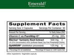 Emerald Labs Meriva Turmeric Plus - Meriva Turmeric, PureWay-C Vitamin C & OptiMSM - Supports Joint Health & Immune Response - 60 Vegetable Capsules (Up to 60-Day Supply)