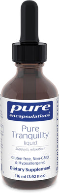 Pure Encapsulations Pure Tranquility Liquid | Hypoallergenic Supplement to Support Relaxation and Moderate Occasional Stress | 3.92 fl. oz.