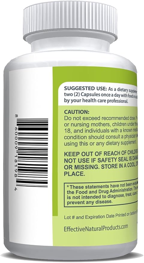 ENP Alpha Lipoic Acid (ALA), 650mg Per Serving, 30 Servings Per Bottle