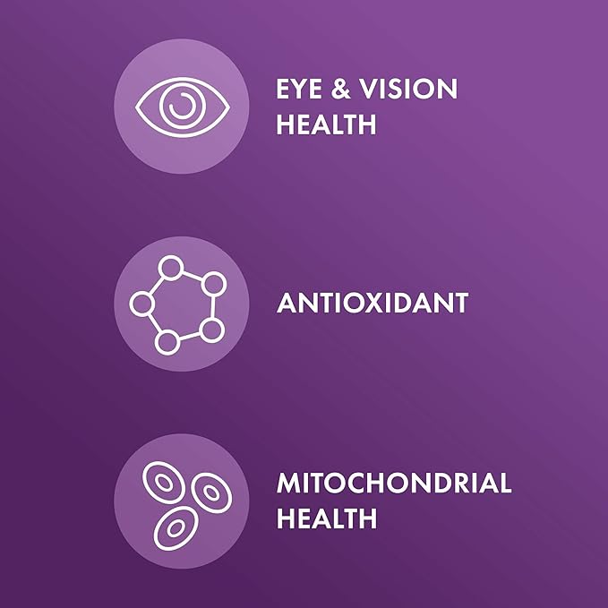 Dr. Mercola Eye Support - Supports Eye & Vision Health - with Lutein, Zeaxanthin, Organic Astaxanthin & Black Currant - Non-GMO, Gluten-Free & Soy Free - 90 Capsules (90 Servings)