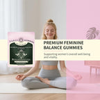 Pineapple Feminine Balance Gummies for Women – Probiotics for pH & Vaginal Health, Supports Odor & Flora Balance with Vitamin C – Vegan, Gluten-Free – 60 Gummies (30-Day Supply)