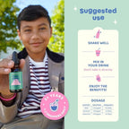 JoySpring ParaPatrol Kids’ Herbal Blend – Alcohol-Free Liquid Supplement with Black Walnut and Wormwood Extract | Supports Digestive Health | Natural Raspberry Flavor – 30 Servings