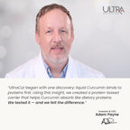 UltraCur Curcumin Complex Supplement - Ultra Bioavailable High Absorption Turmeric Curcumin Supplement for Joint, Muscle & Brain Support - Patented Protisorb for Premium Absorption – 120 Capsules