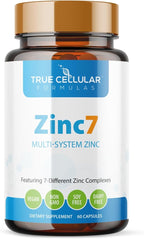 Zinc7: 7-in-1 Zinc Complex 50mg - Maximum Absorption for Immune Defense, Deep Sleep & All-Day Energy | Hormone Balance, Mental Focus & Metabolism Support | 60 Vegan Capsules