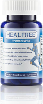 Systemic Enzyme Supplement • Advanced 5-in-1 Formula with Bromelain & Pancreatin • Supports Joint, Muscle & Immune Health • 120 Capsules