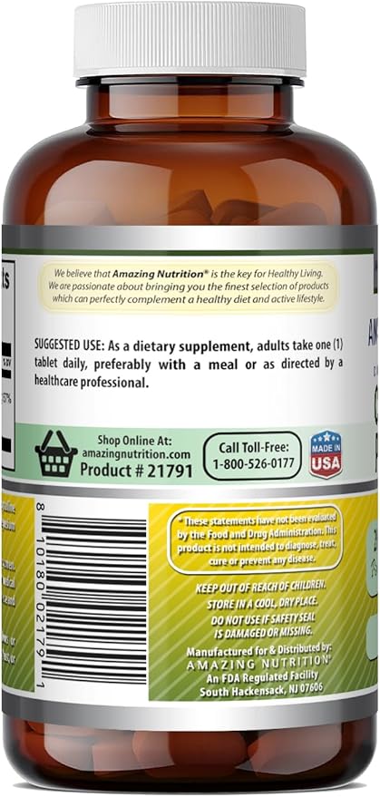 Amazing Formulas Chromium Picolinate 200 Mcg | Tablets Supplement | Non-GMO | Gluten-Free | Made in USA (1 Pack | 240 Count)
